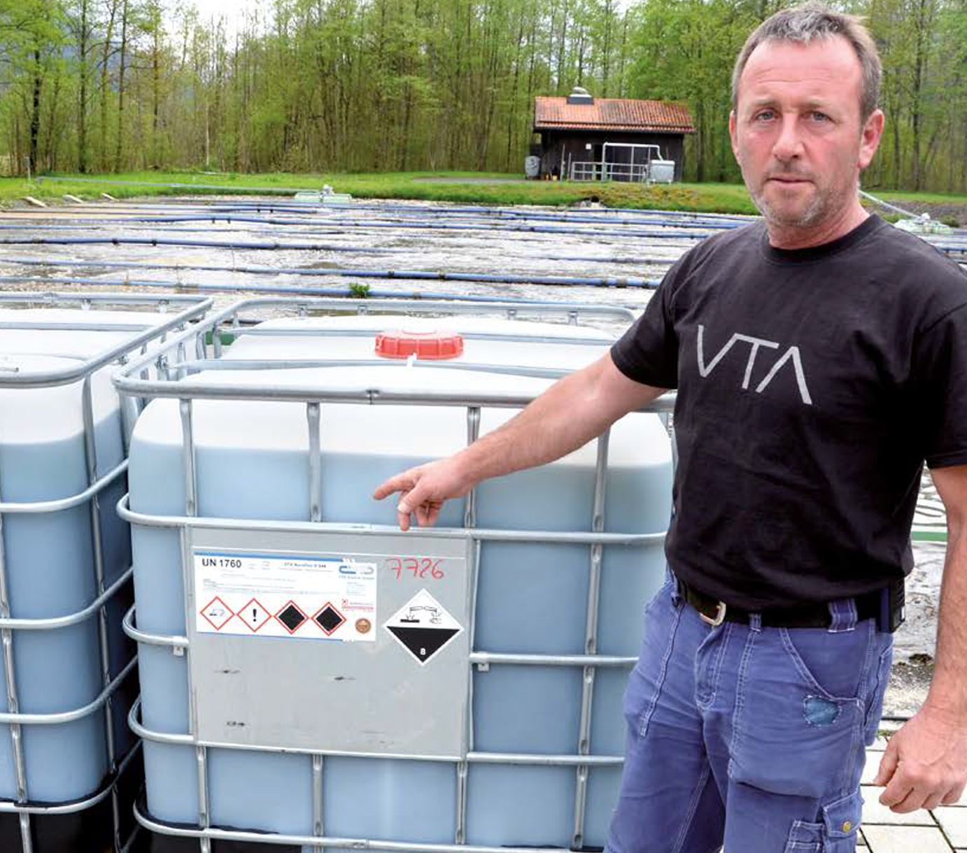 Hubert Haaß – plant manager Oberau wastewater treatment plant 