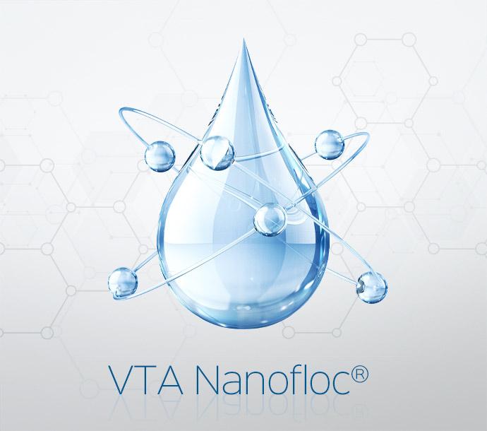 VTA Nanofloc® w kształcie kropli