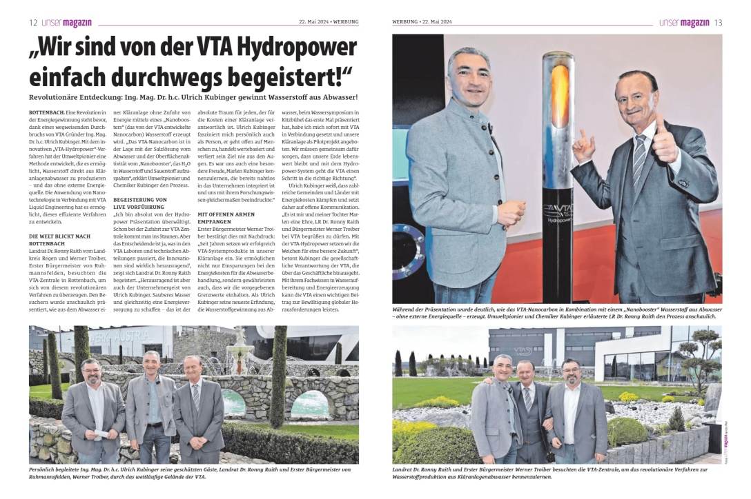 Unser Magazin: VTA Hydropower